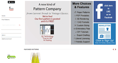 Desktop Screenshot of fashionhackpatterns.com